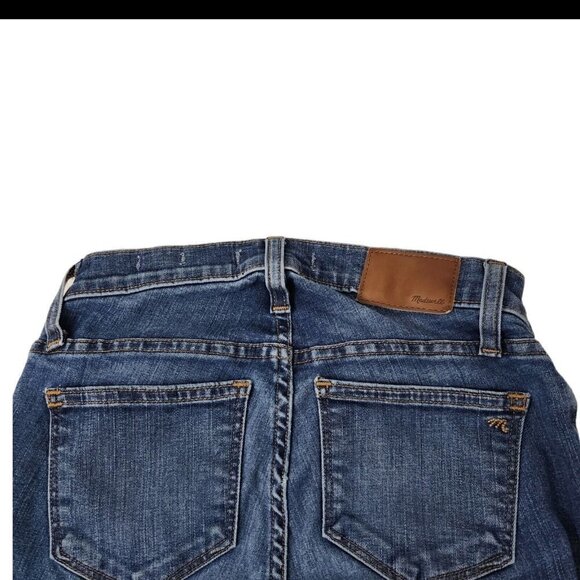 Madewell Jeans Womens 26 Blue Maternity Skinny Over the Belly Low Rise Stretch - Picture 5 of 11